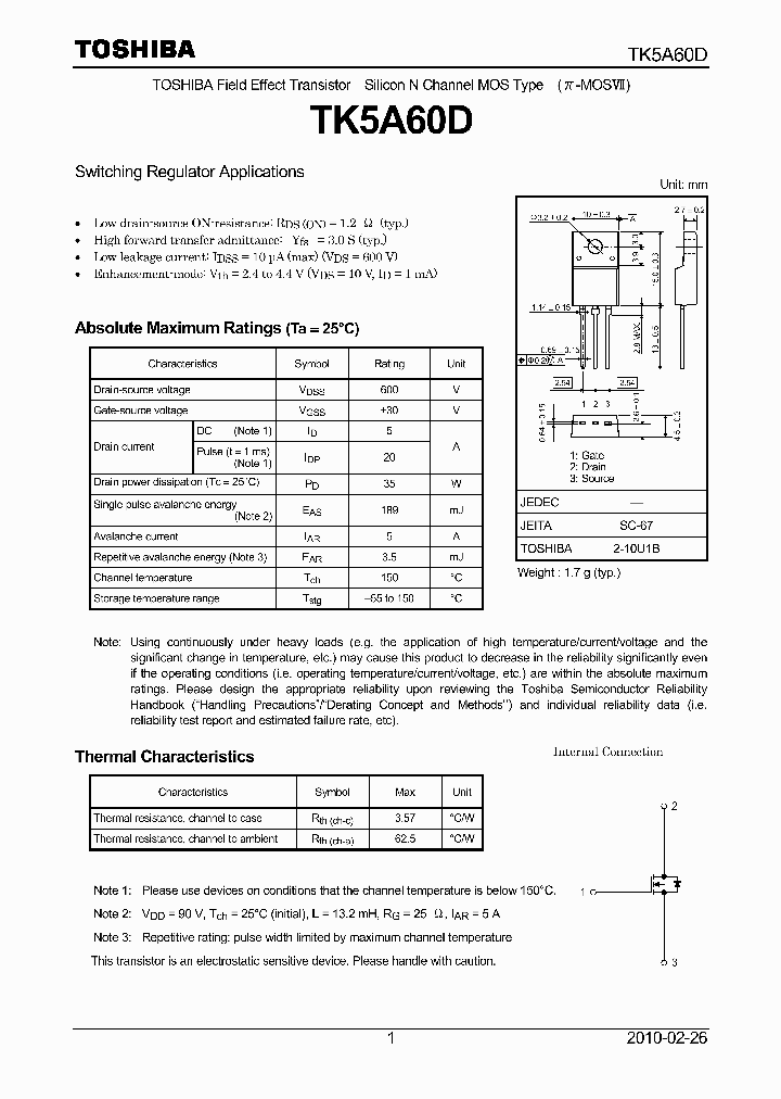 TK5A60D_4627667.PDF Datasheet