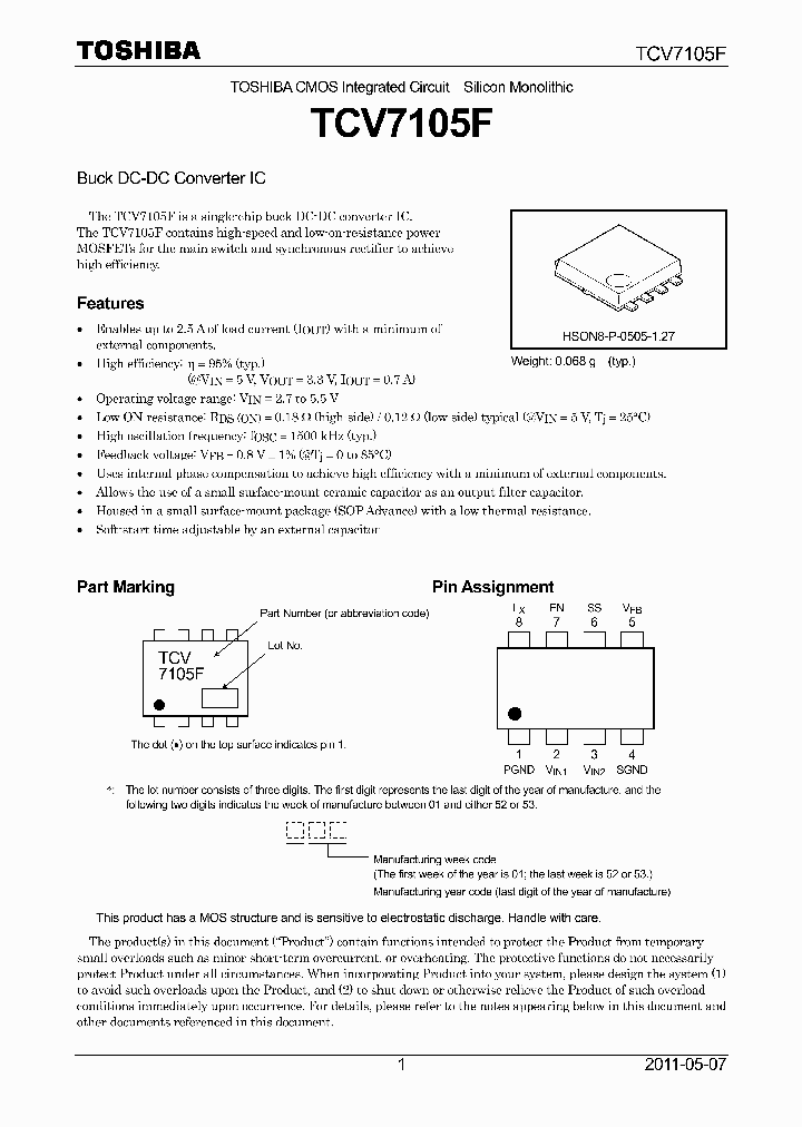 TCV7105F_4630209.PDF Datasheet