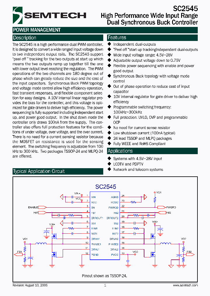 SC2545_4631493.PDF Datasheet Download --- IC-ON-LINE