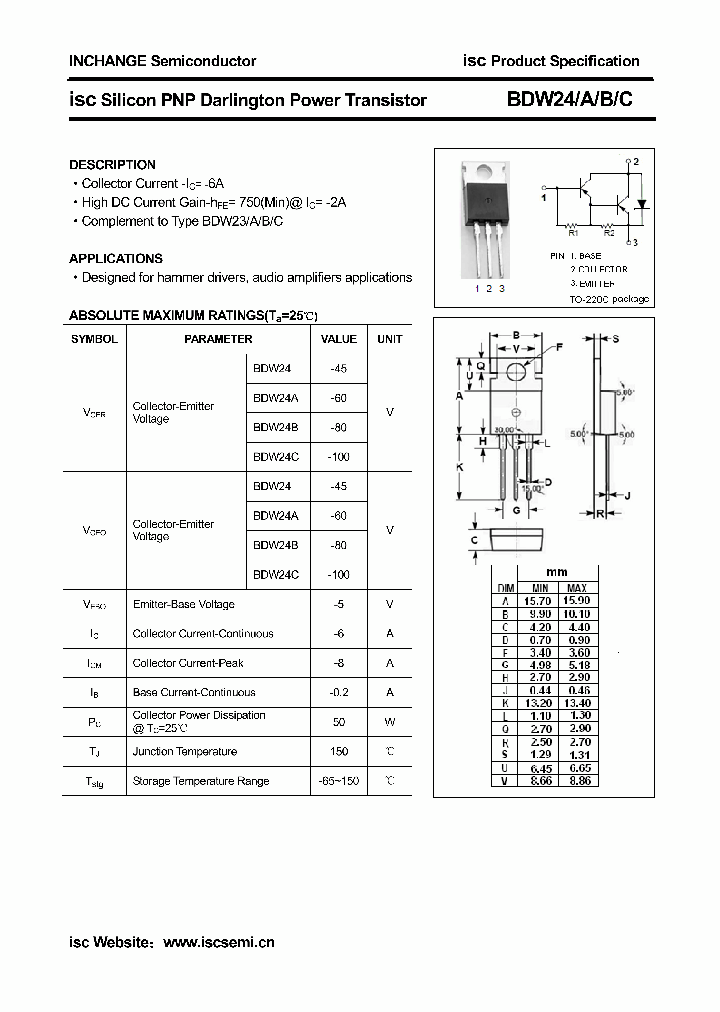 BDW24_4639893.PDF Datasheet