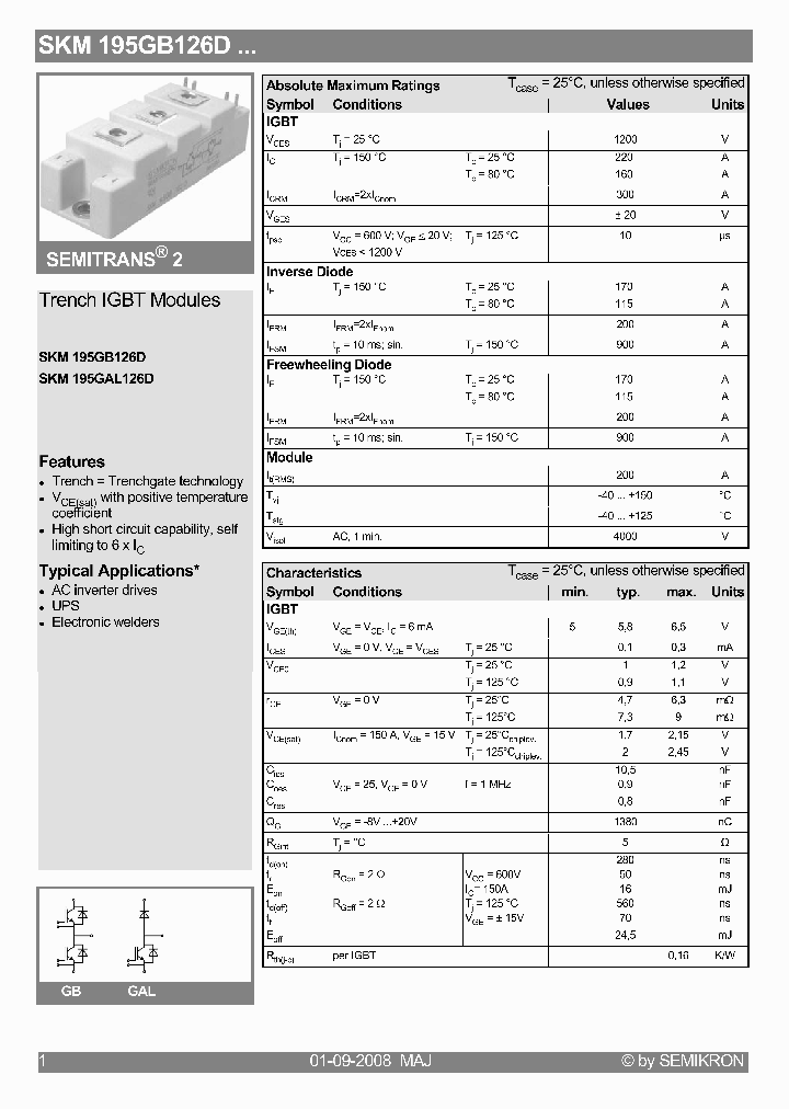 SKM195GB126D08_4641226.PDF Datasheet