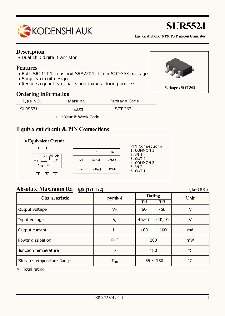 SUR552J_4642146.PDF Datasheet