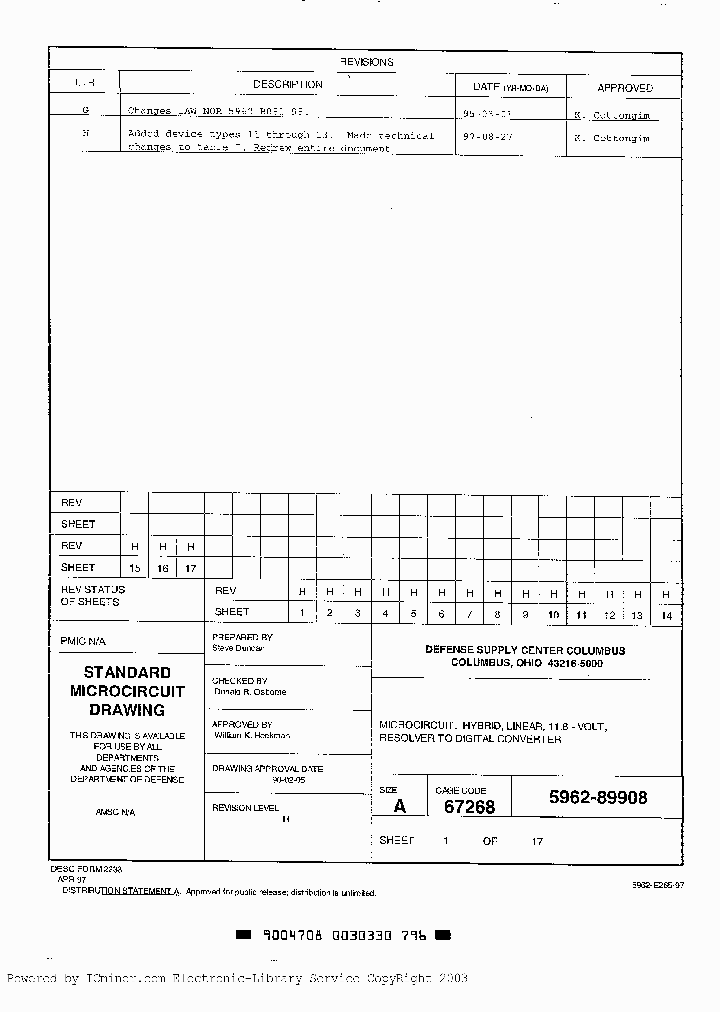 5962-8990812XA_4643623.PDF Datasheet