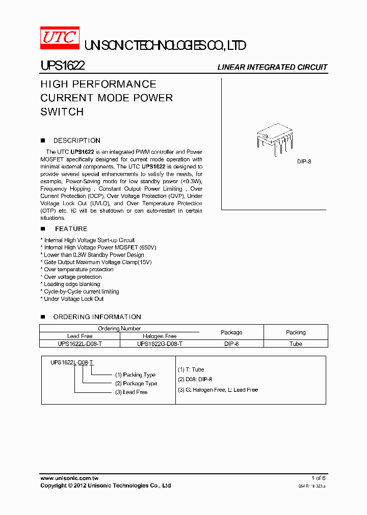 UPS1622G-D08-T_4650270.PDF Datasheet
