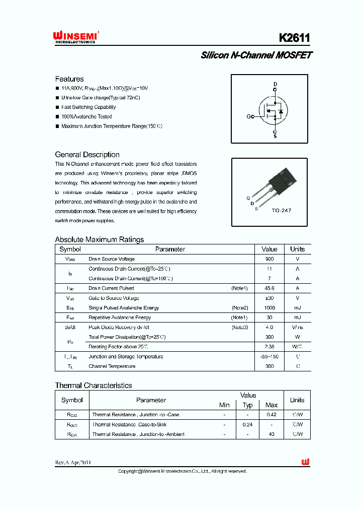 K2611_4650914.PDF Datasheet Download