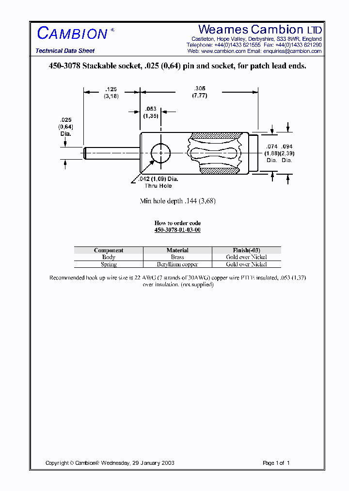 450-3078_4651717.PDF Datasheet