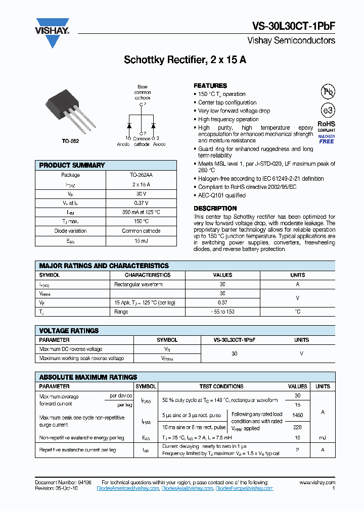 30L30CT-1PBF10_4652455.PDF Datasheet