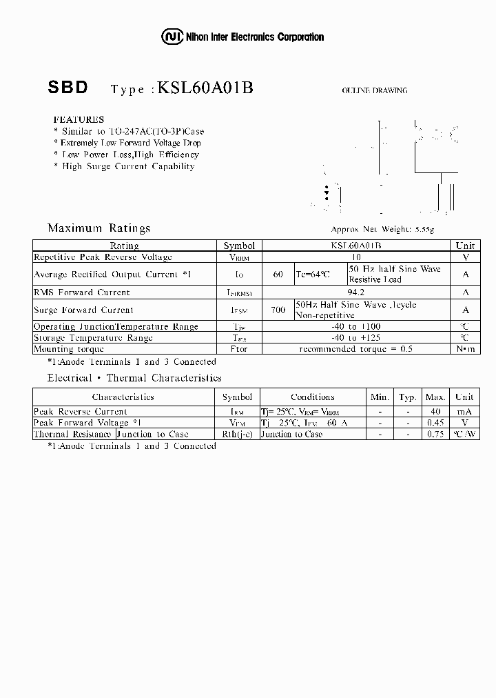 KSL60A01B_4659898.PDF Datasheet