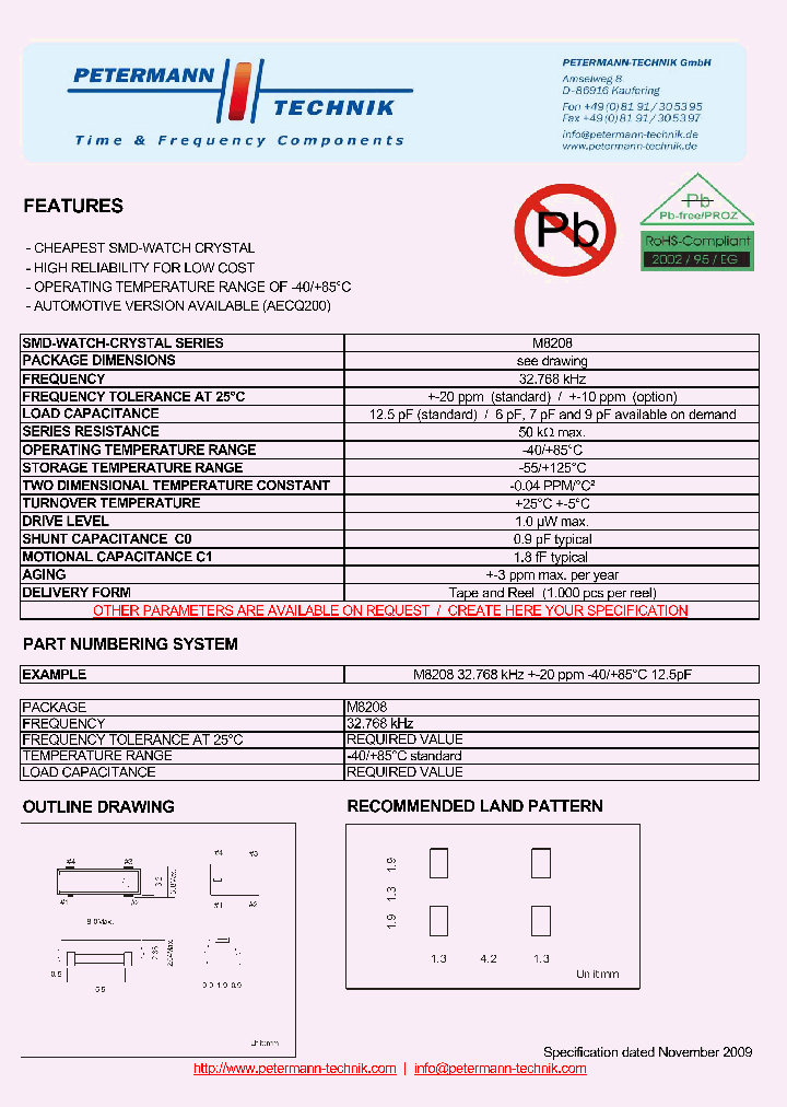 M8208_4662691.PDF Datasheet Download --- IC-ON-LINE