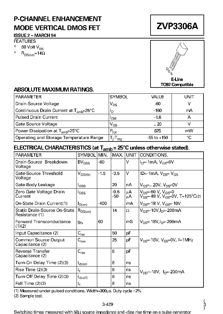 ZVP3306A_4664868.PDF Datasheet