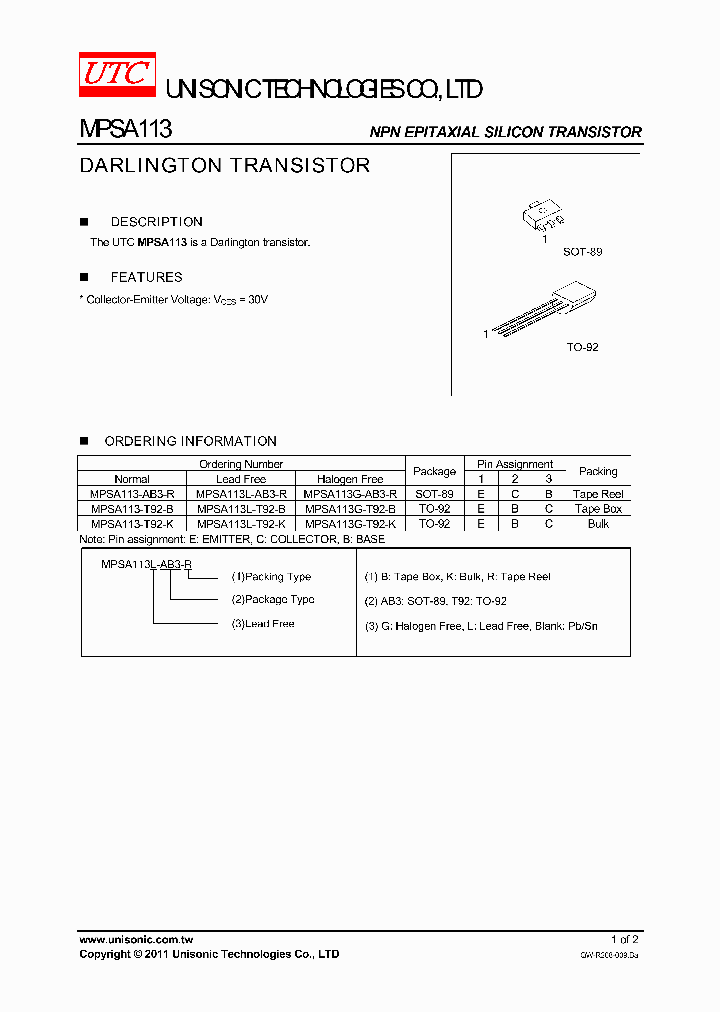 MPSA11311_4669738.PDF Datasheet