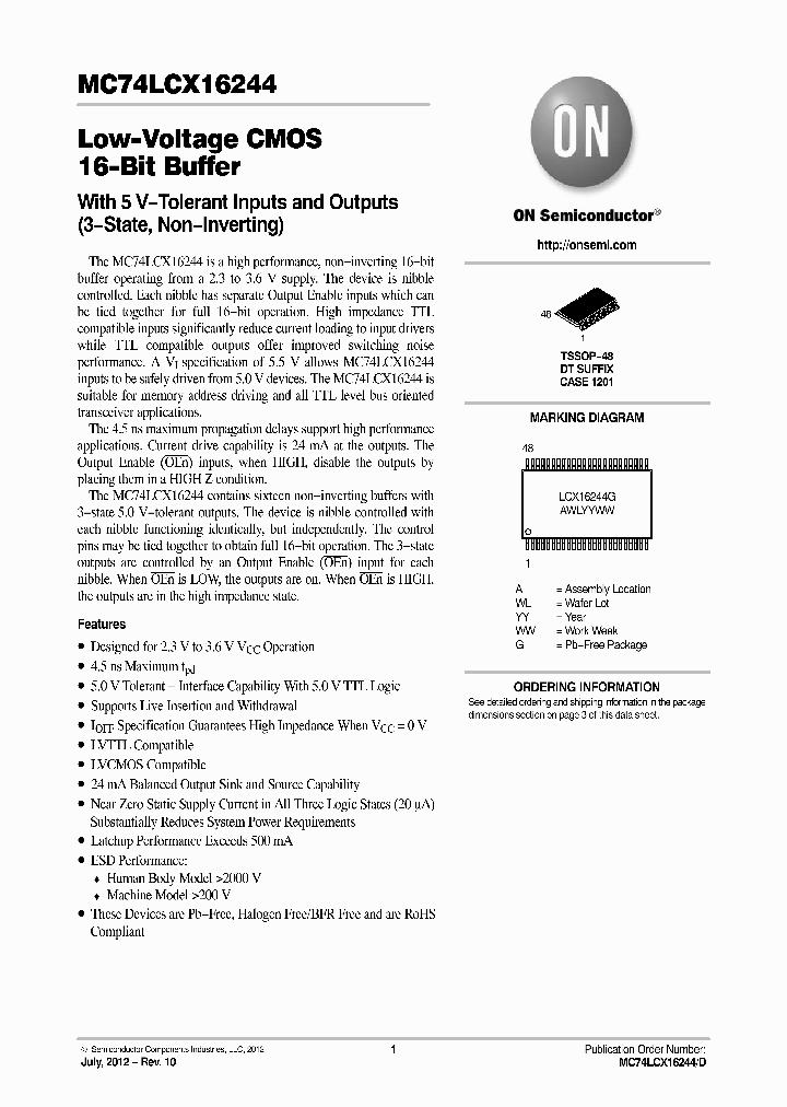 MC74LCX16244DTG_4682407.PDF Datasheet