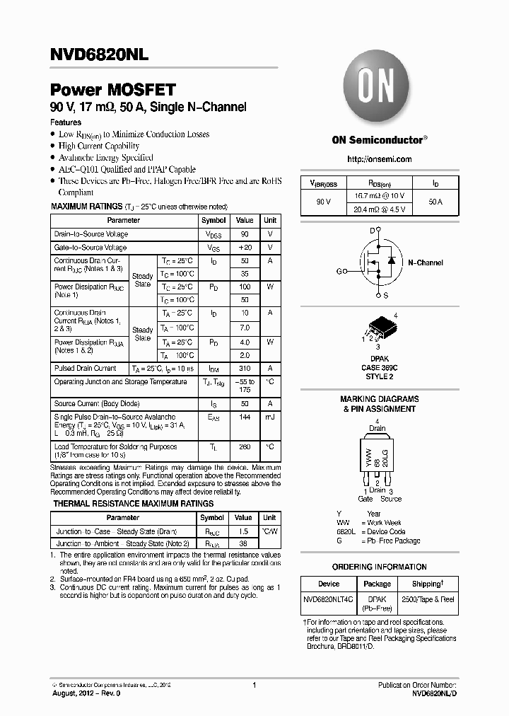 NVD6820NL_4683557.PDF Datasheet