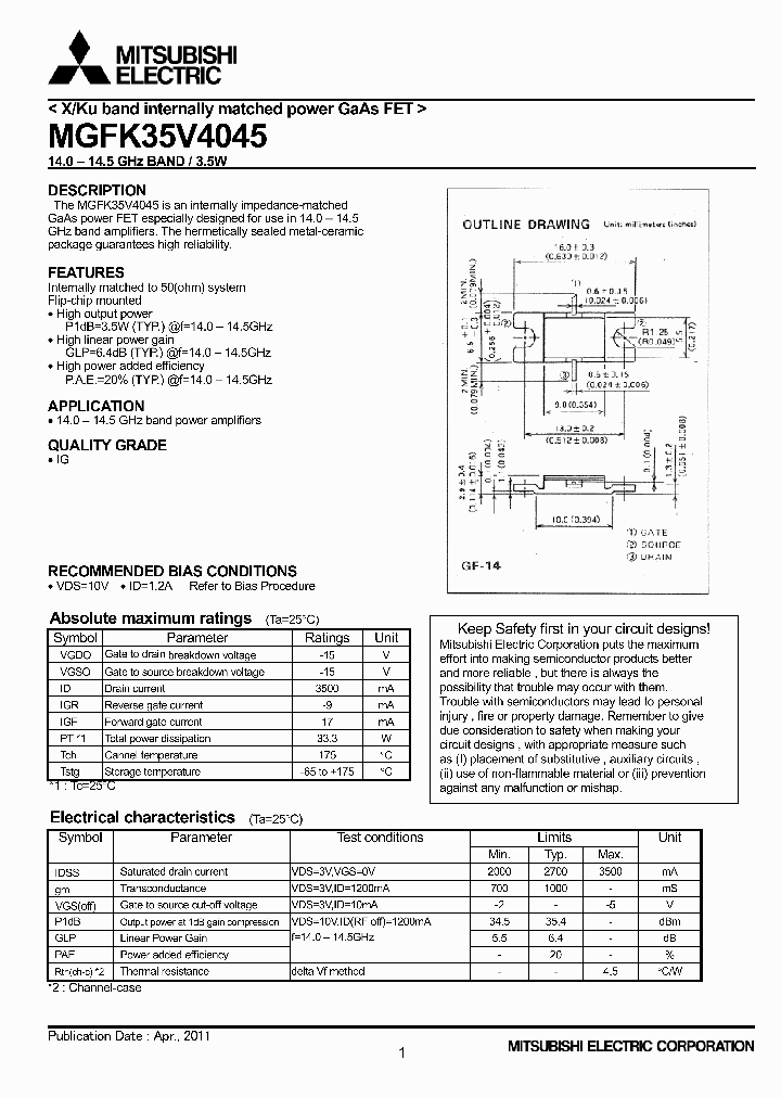 MGFK35V4045_4685465.PDF Datasheet