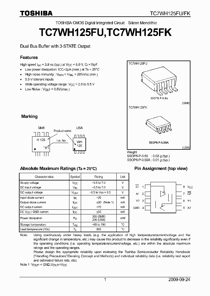 TC7WH125FK09_4690548.PDF Datasheet