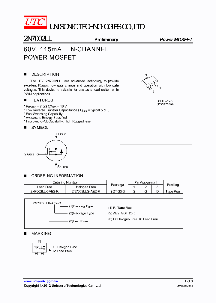 2N7002LL_4694859.PDF Datasheet