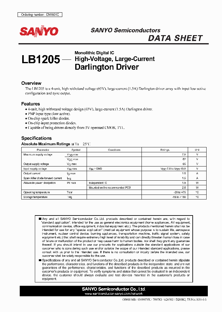 LB1205_4700052.PDF Datasheet