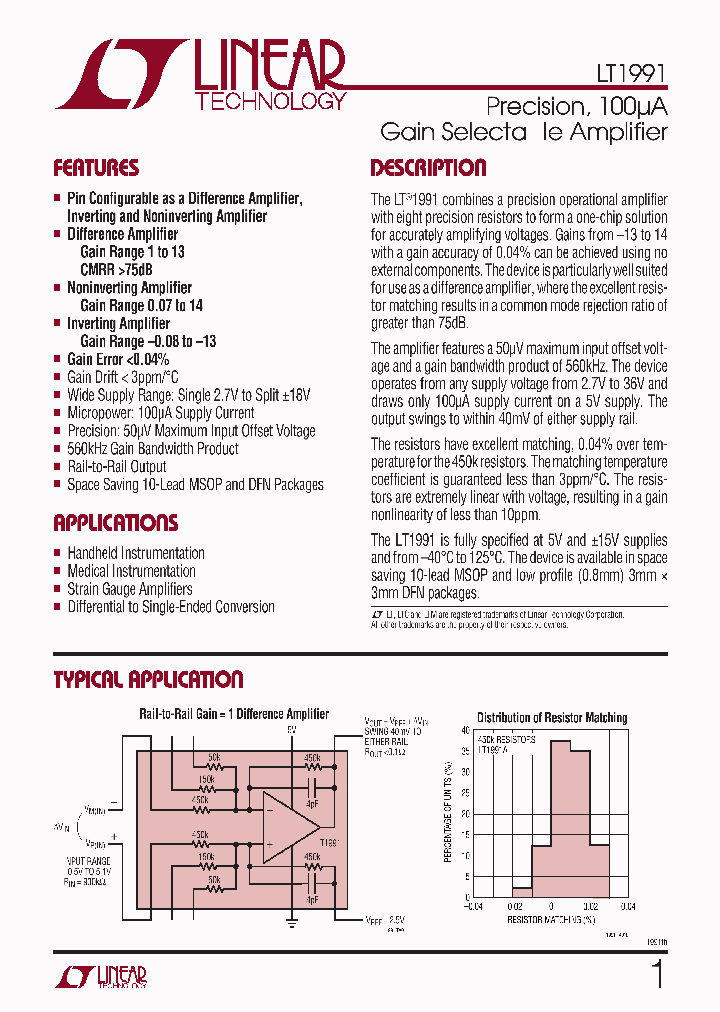 LT5400_4701237.PDF Datasheet Download --- IC-ON-LINE
