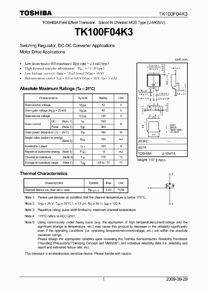 TK100F04K3_4703869.PDF Datasheet