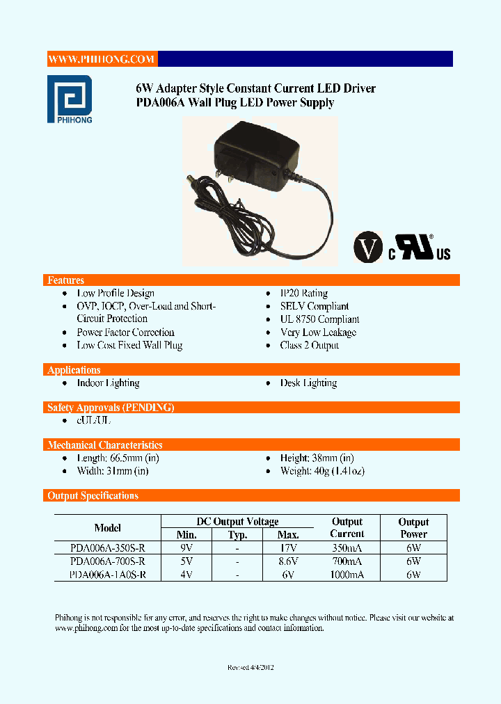 PDA006A-1A0S-R_4707537.PDF Datasheet