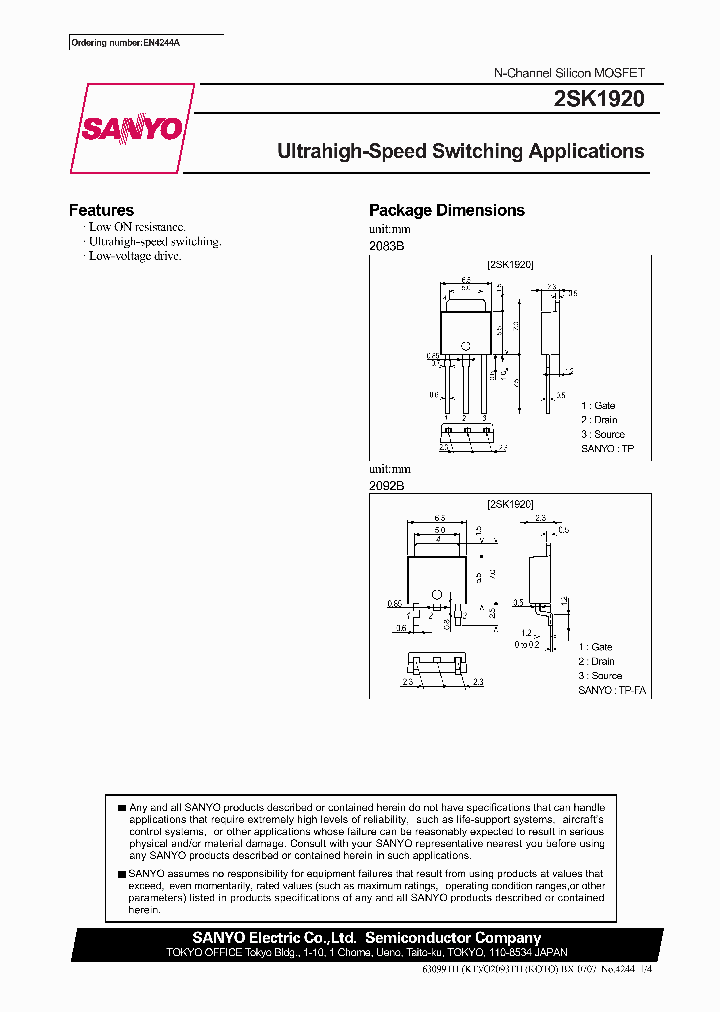 2SK1920_4714372.PDF Datasheet