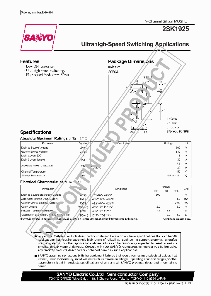 2SK1925_4714377.PDF Datasheet