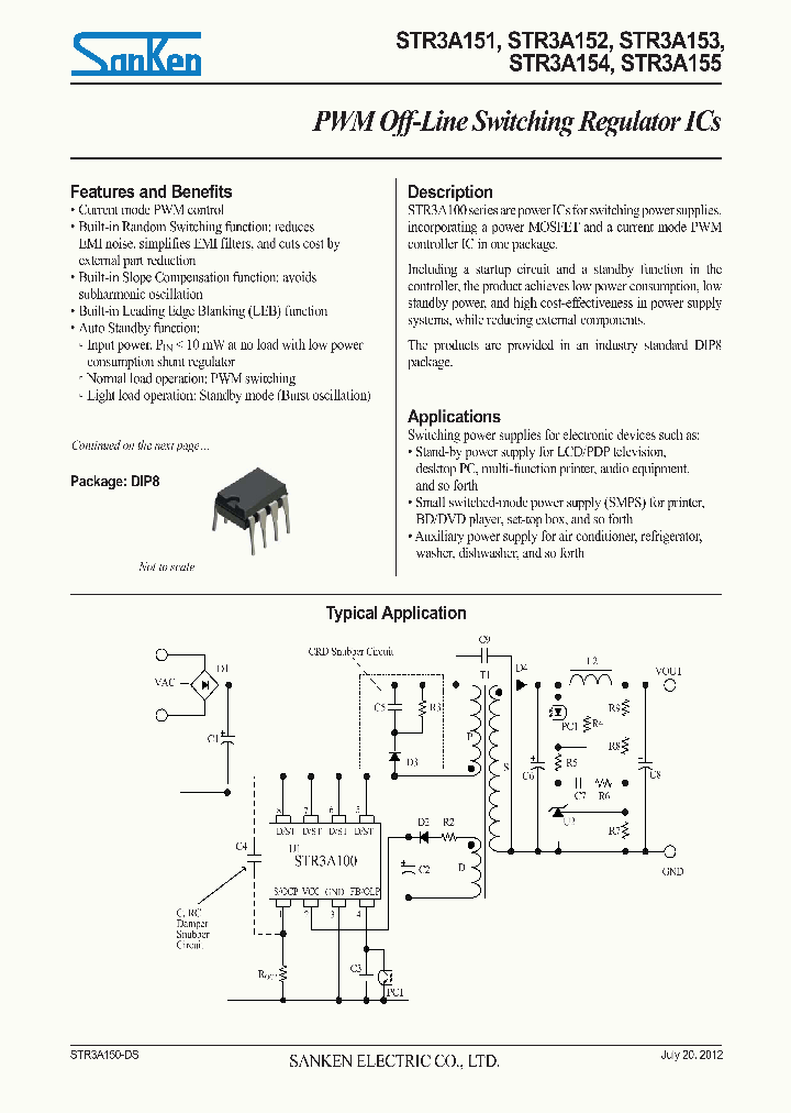 STR3A152_4718437.PDF Datasheet