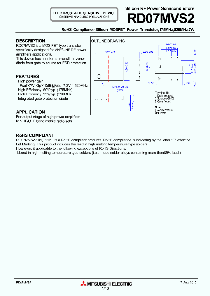 RD07MVS210_4724638.PDF Datasheet