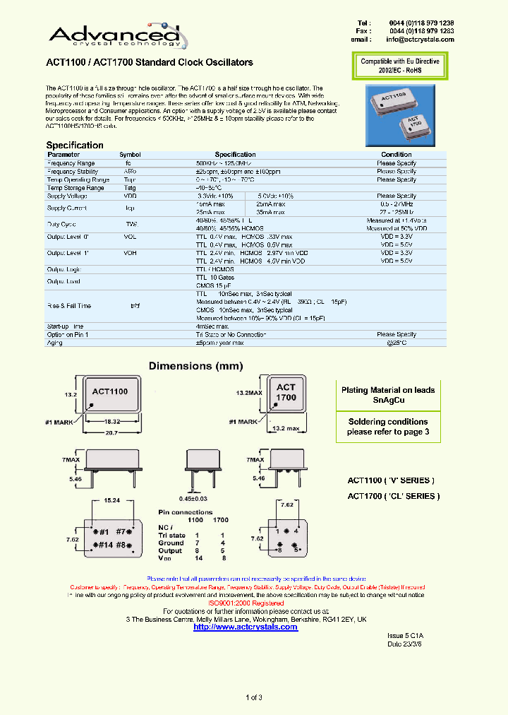 ACT1100_4728449.PDF Datasheet