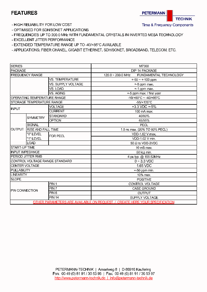 M7300_4738469.PDF Datasheet