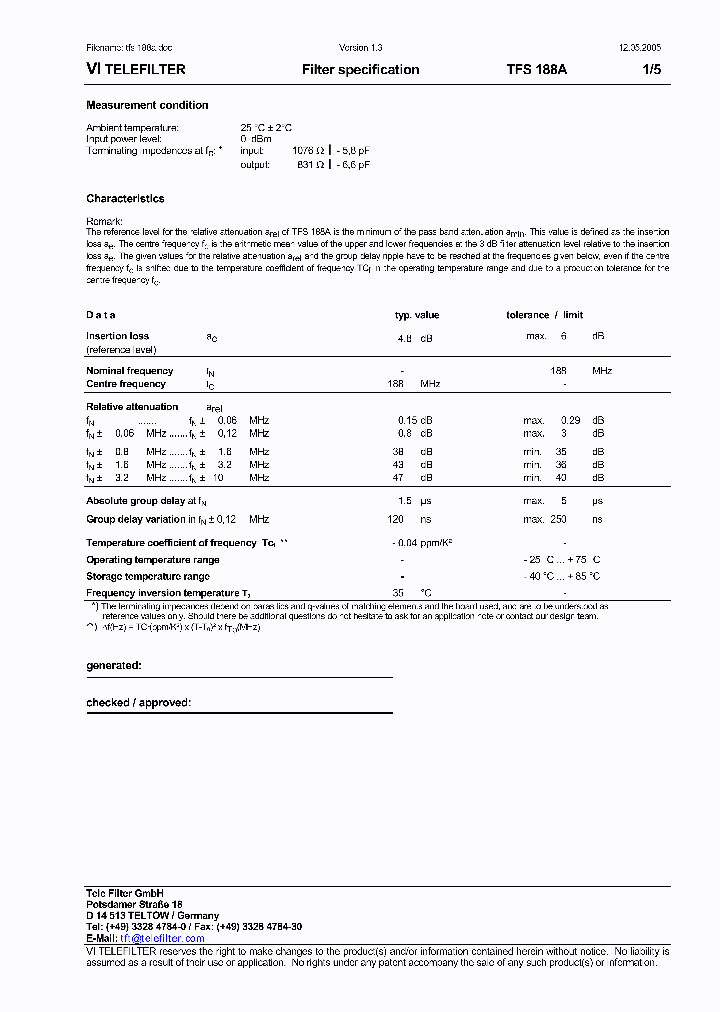 TFS188A05_4740233.PDF Datasheet