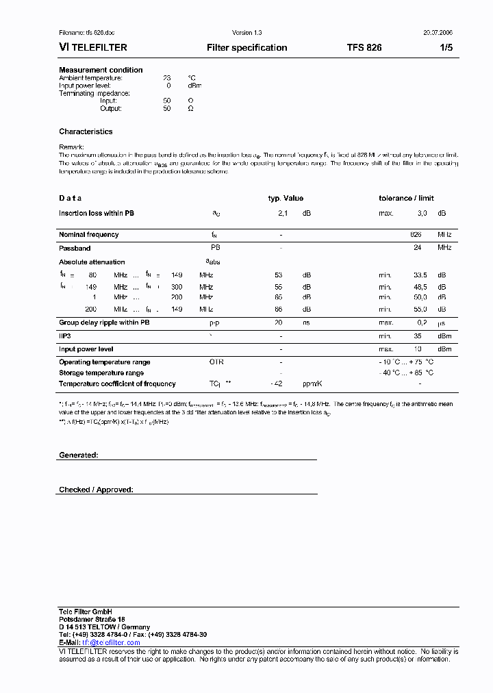 TFS826_4749230.PDF Datasheet