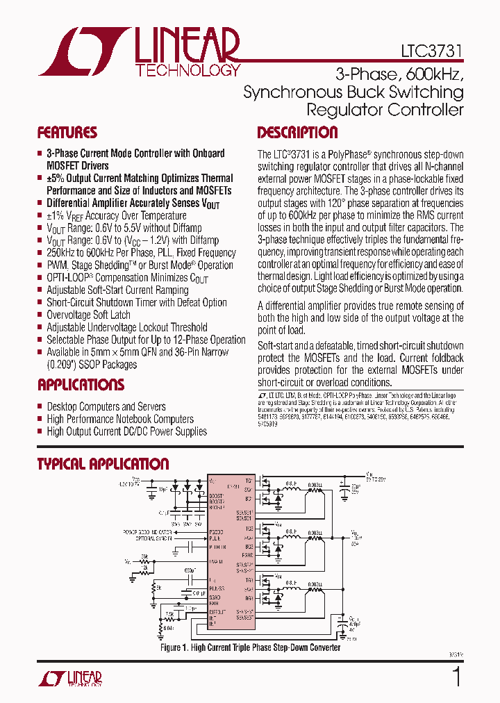 LTC3731CGTRPBF_4758498.PDF Datasheet