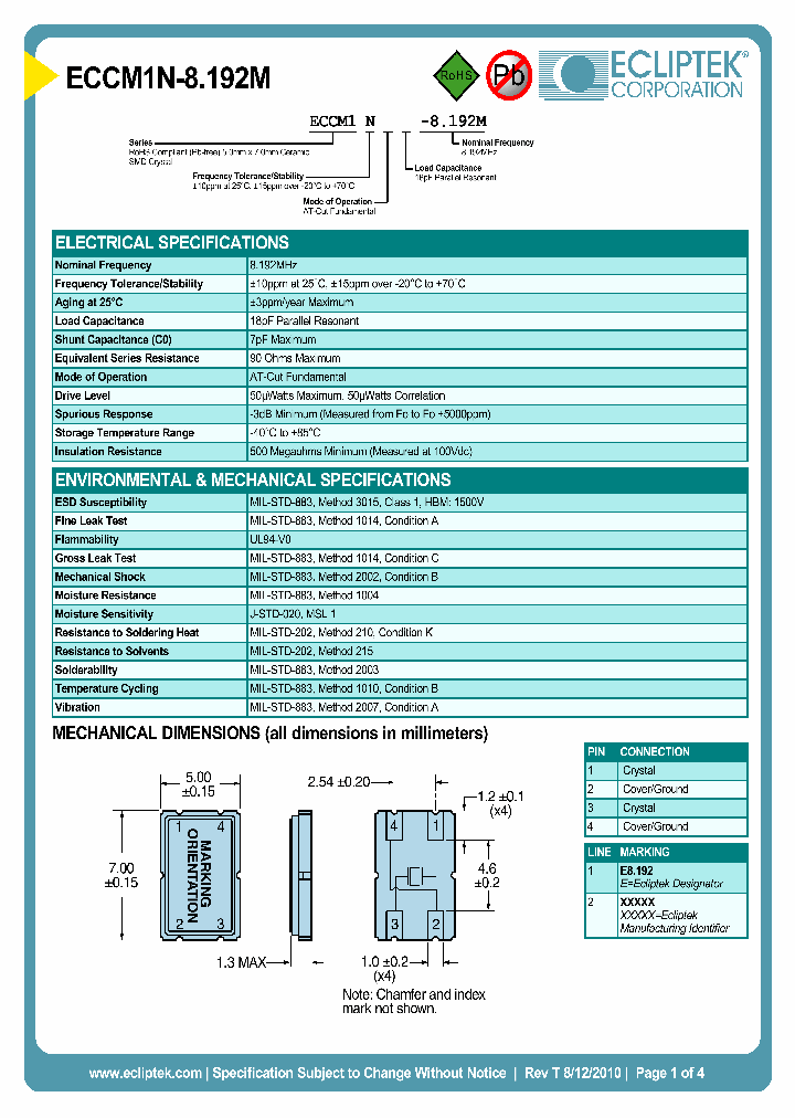 ECCM1N-8192M_4769043.PDF Datasheet