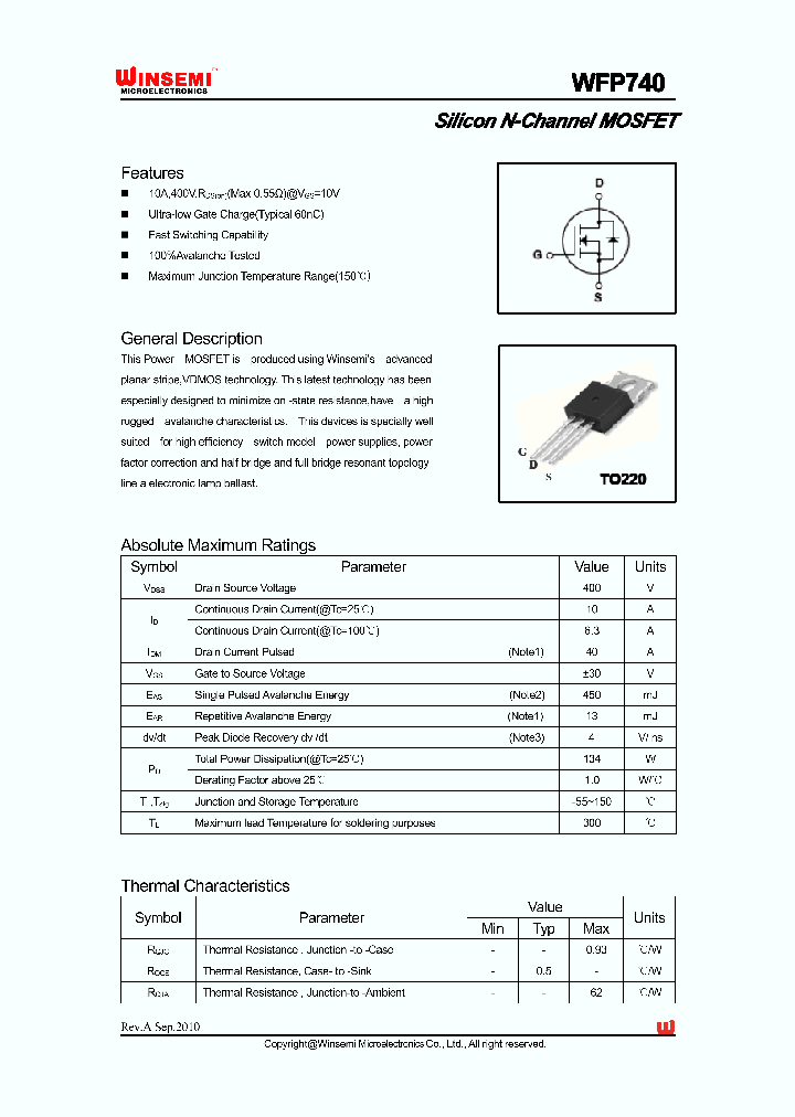 WFP740_4769377.PDF Datasheet