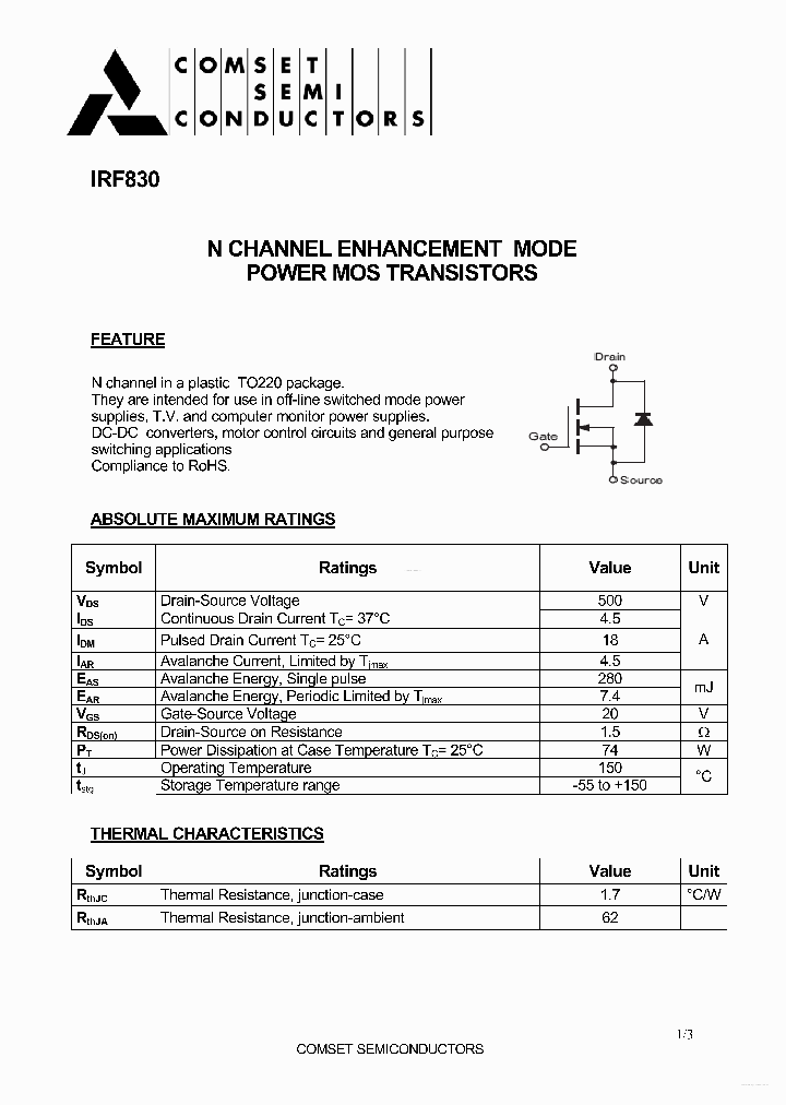 IRF830_4771970.PDF Datasheet