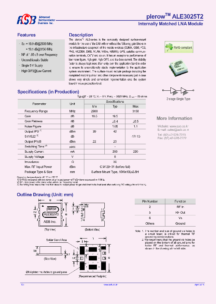 ALE3025T2_4772326.PDF Datasheet