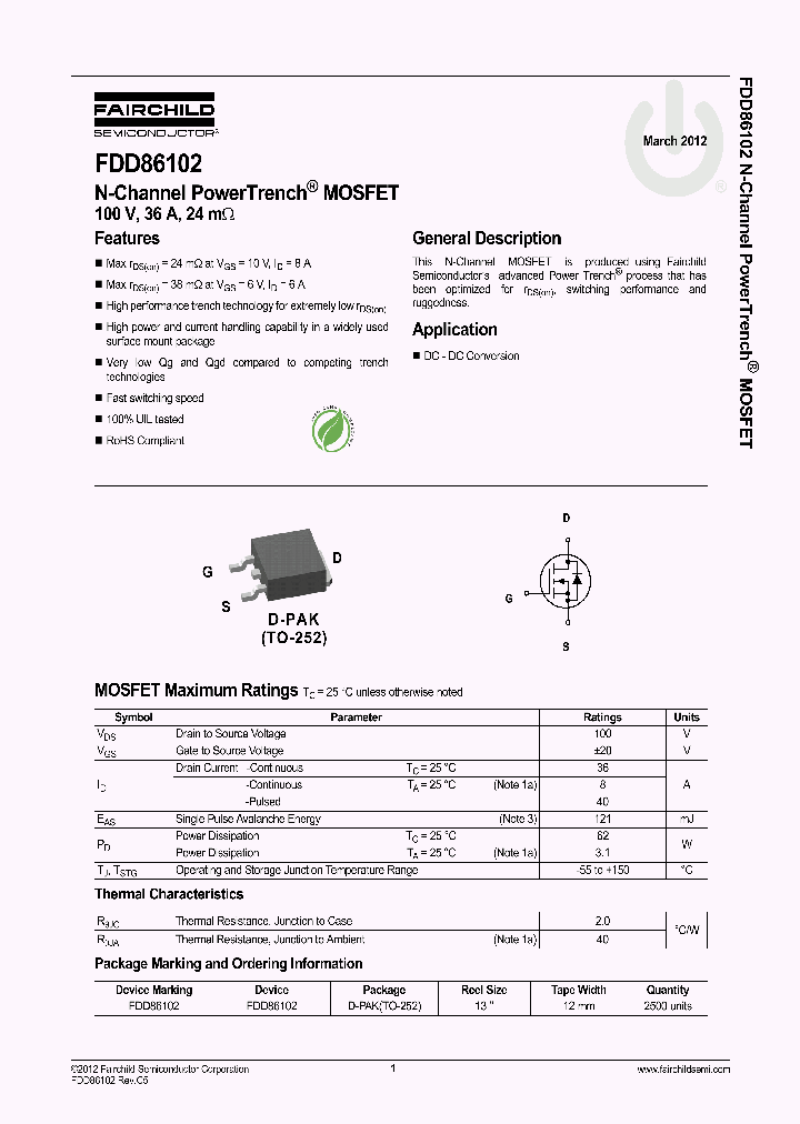 FDD86102_4779438.PDF Datasheet