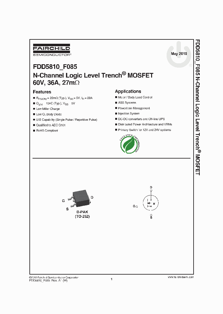 FDD581010_4782452.PDF Datasheet