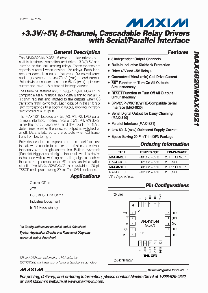 MAX4821EUP-T_4784309.PDF Datasheet