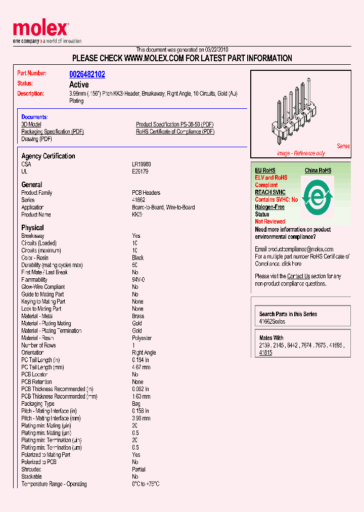 41662-A10A501_4784800.PDF Datasheet