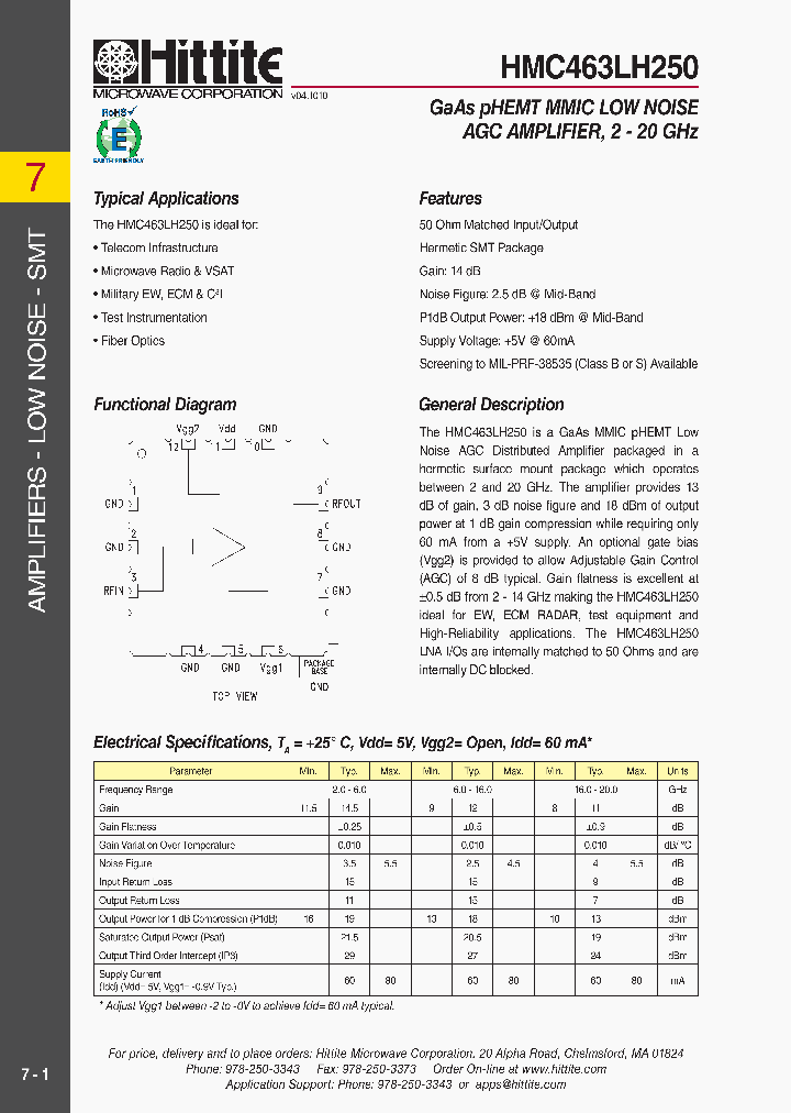 HMC463LH25010_4789792.PDF Datasheet