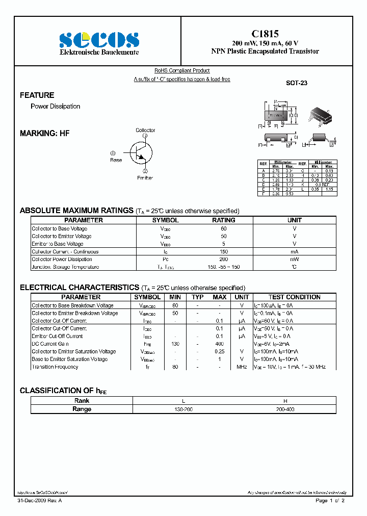 C1815_4801257.PDF Datasheet