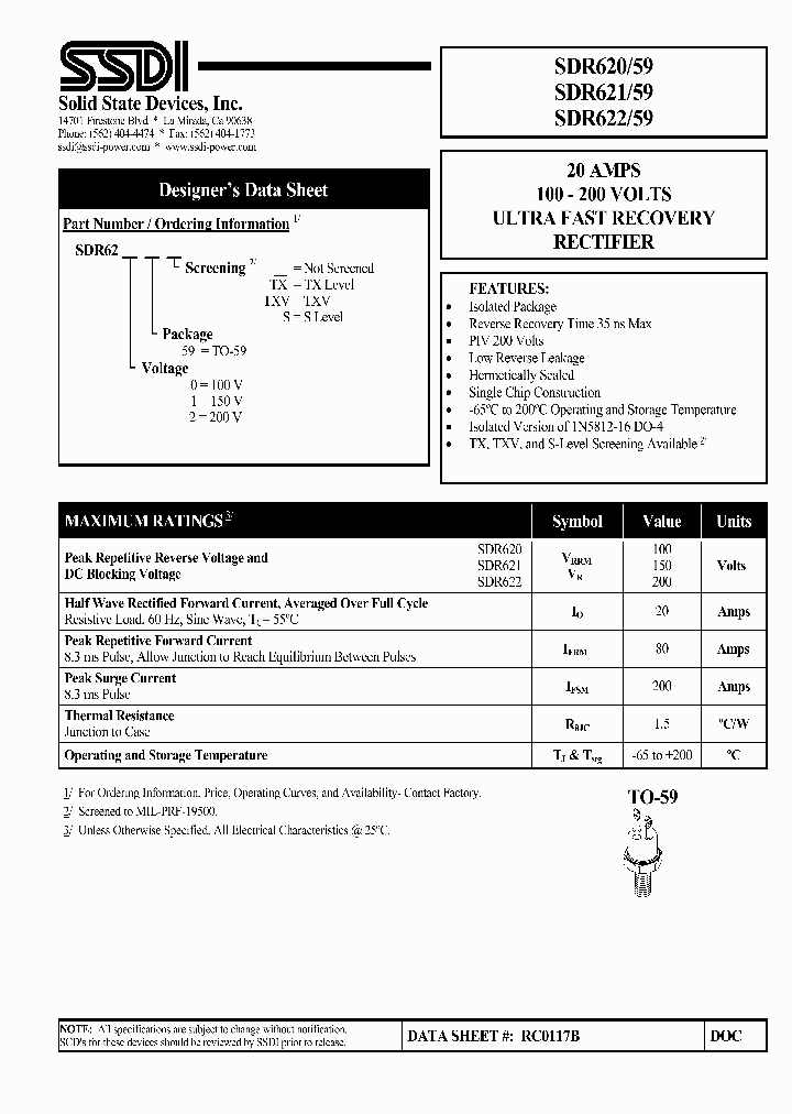 SDR620-59_4810887.PDF Datasheet