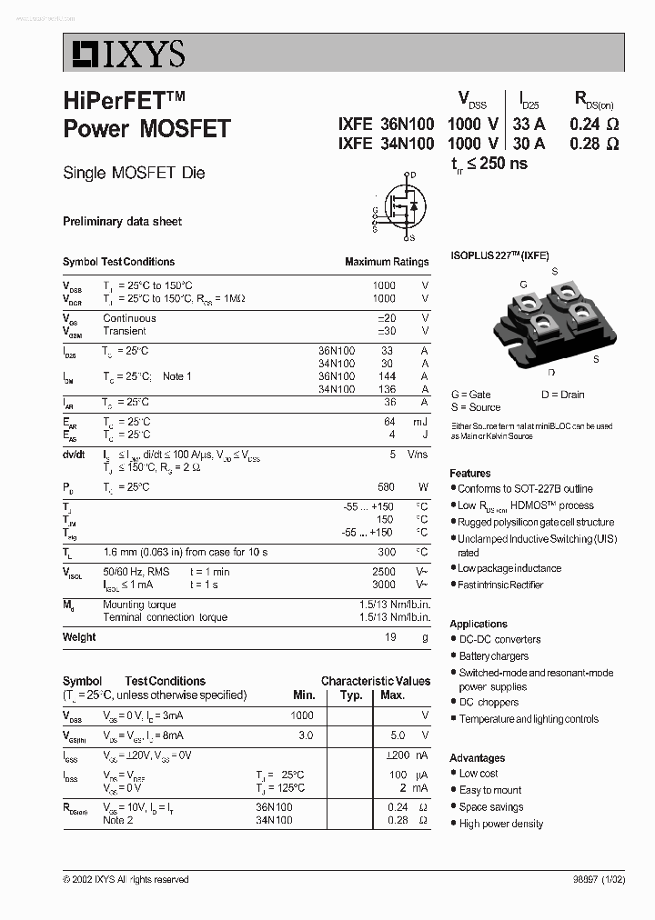 IXFE34N100_4810904.PDF Datasheet