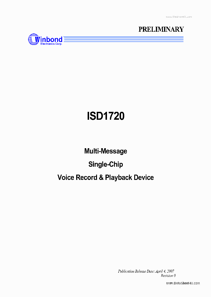 ISD1720_4812715.PDF Datasheet