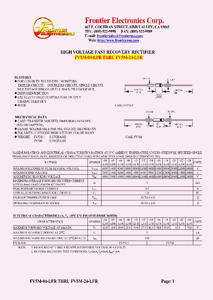 FV5M-10-LFR_4813528.PDF Datasheet