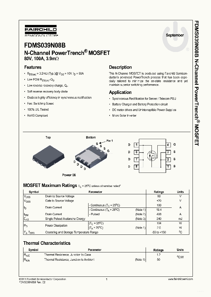 FDMS039N08B_4813822.PDF Datasheet