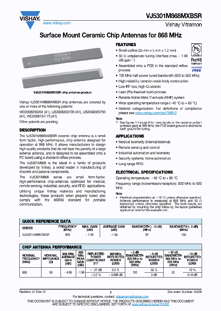 VJ5301M868_4817156.PDF Datasheet