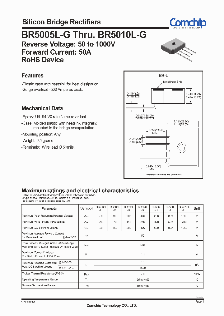 BR502L-G_4824161.PDF Datasheet